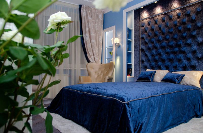Chambre bleue.