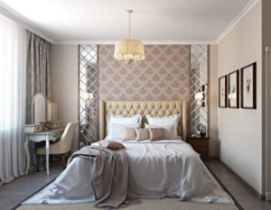 Chambre aux couleurs blanches