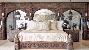 Chambre de style marocain.