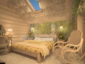 Chambre à coucher de style russe