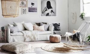 Chambre à coucher dans le style hygge
