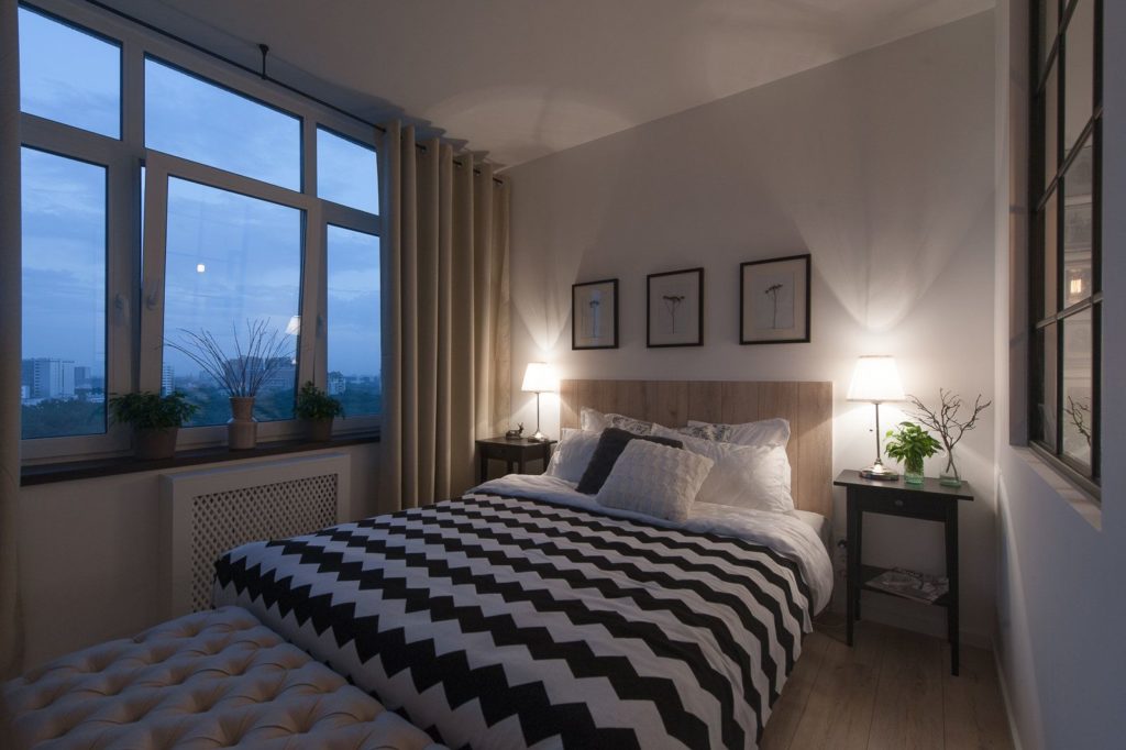 Chambre à coucher dans le style hygge