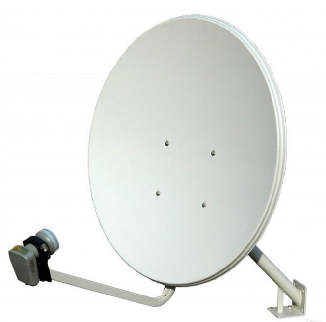 Les antennes paraboliques.