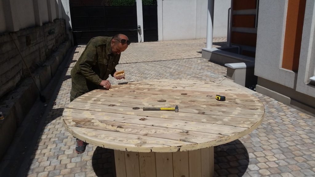 Table à bobines DIY