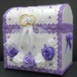 Coffre de mariage DIY pour de l'argent.
