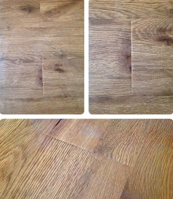 Chanfreins en U sur stratifié.