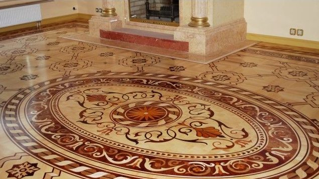 Option pour parquet artistique.