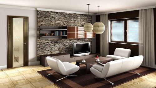 La télévision au mur