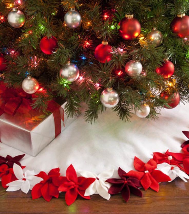 Jupe pour pied de sapin de Noël 