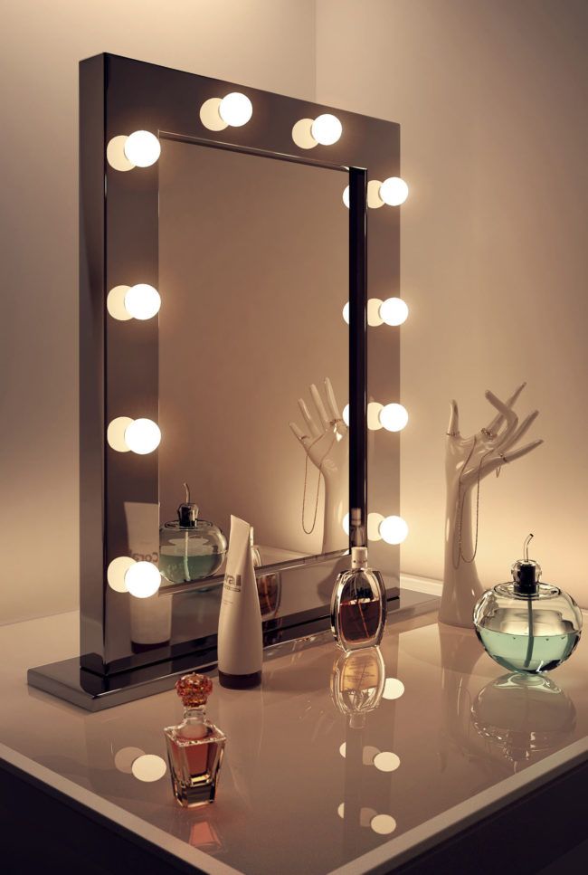 Miroir lumineux DIY