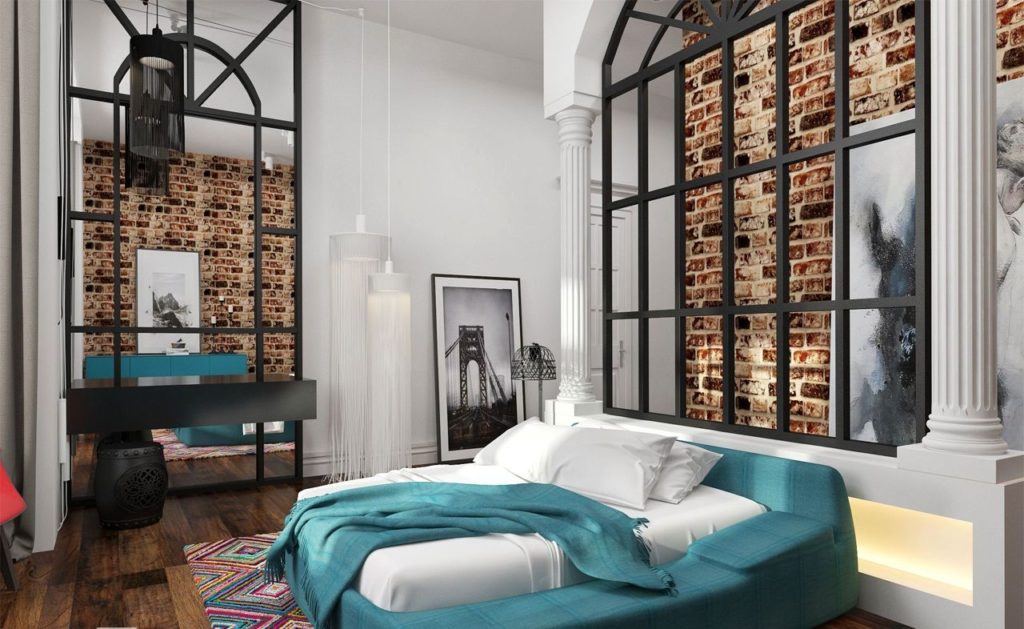 chambre d'enfant de style fusion