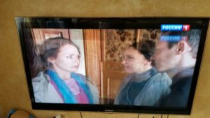 double image à la télé