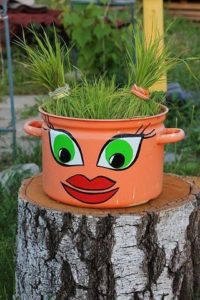 d'une vieille poêle