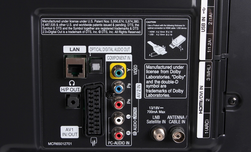 Connectiques home cinéma.