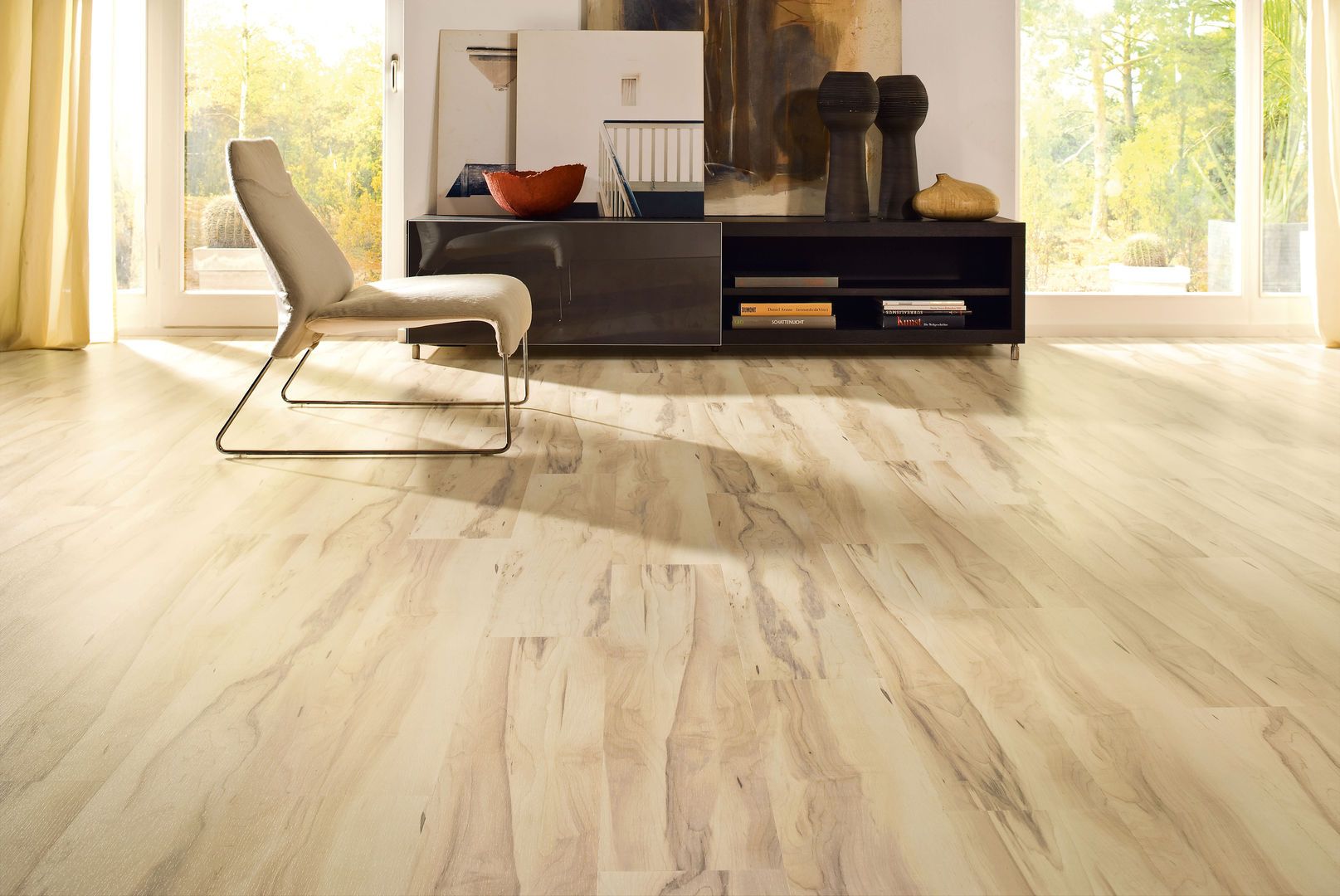 Sol flottant dans l'appartement.