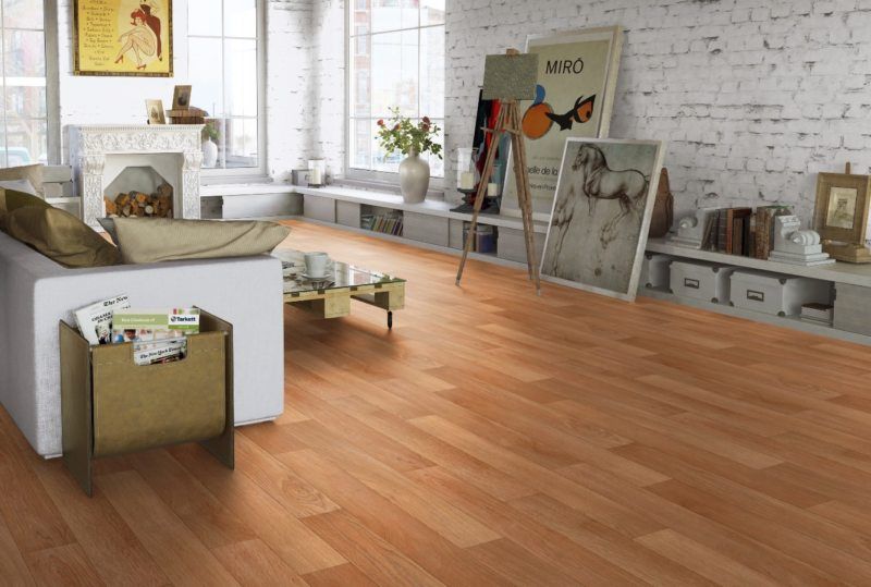 Linoléum dans la chambre