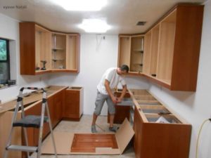 Assemblage d'ensembles de cuisine