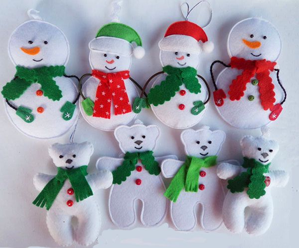 Du feutre au sapin de Noël