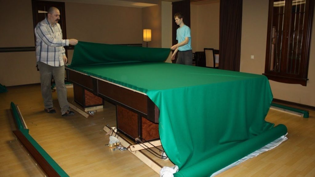 Rembourrage de table de billard