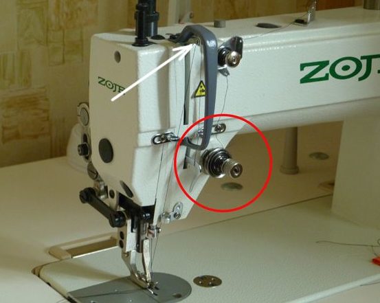 Réglage du fil supérieur