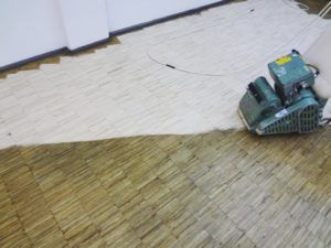 Ponceuse à parquet
