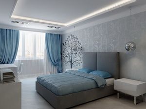 Chambre aux tons gris