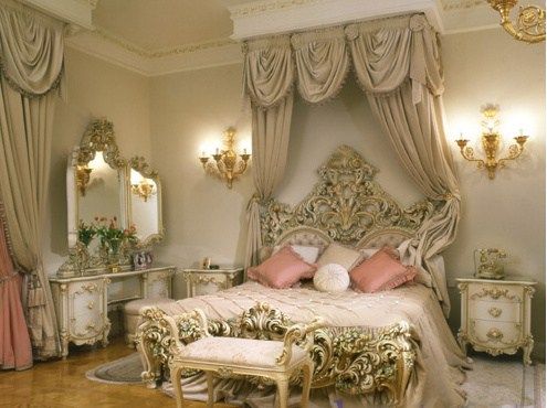 Style baroque dans la chambre