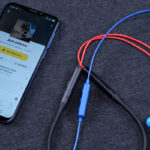 Casque pour le téléphone.