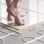 sol chaud sous carrelage.