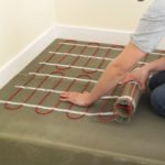 Sol chaud sous carrelage.