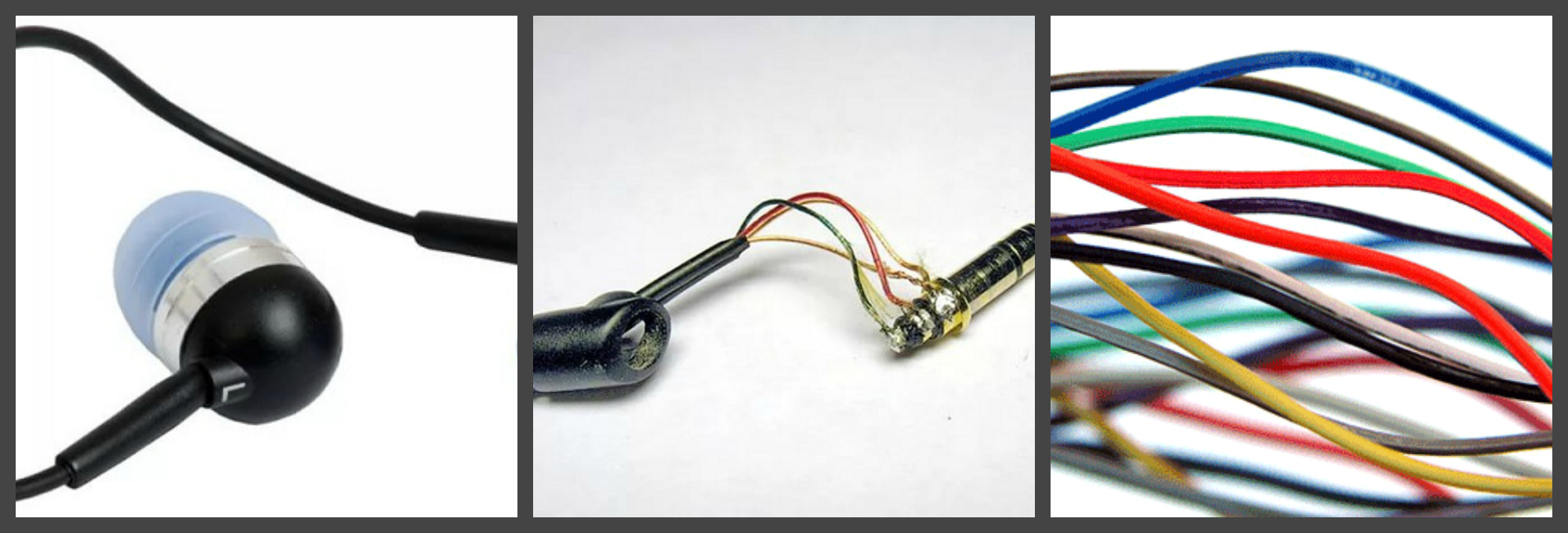 Matériaux pour fabriquer un microphone.