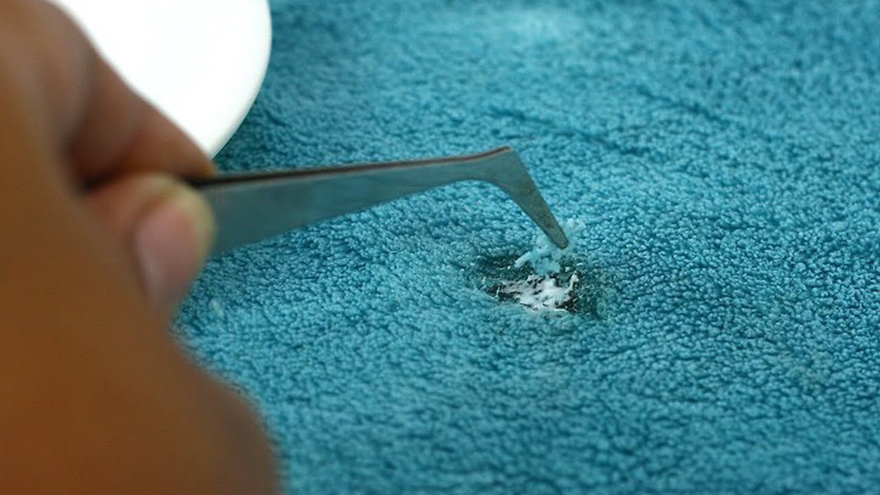 Que faire avec un tapis brûlé