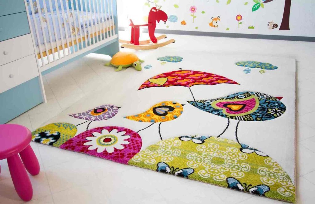 tapis pour la chambre de bébé par sexe