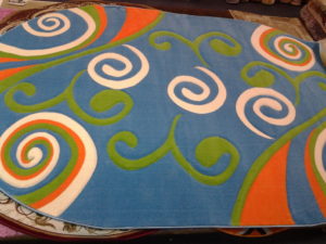 Matériau du tapis frise