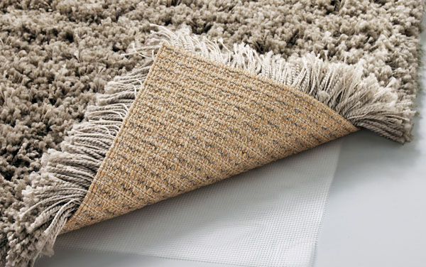 tapis avec support en jute