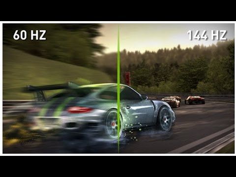 Différence de transmission d'image à différentes fréquences de moniteur.