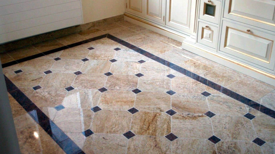 Option de pose de carrelage combinée.