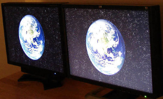 Effet lumineux et son absence.