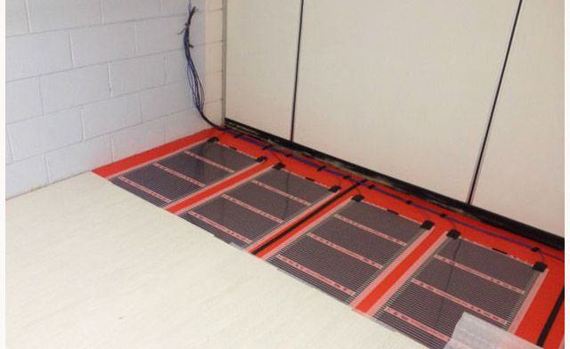 Plancher chauffant infrarouge sous stratifié