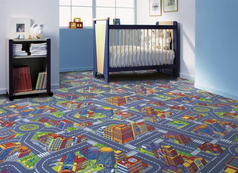 Tapis pour chambre d'enfant.