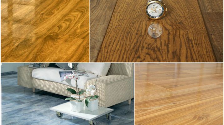 Couleurs du stratifié à l'intérieur.