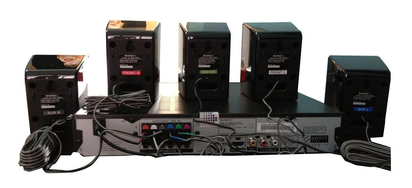 Connectiques home cinéma.