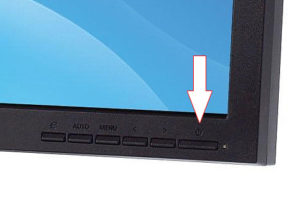 Le moniteur ne s'allume pas.