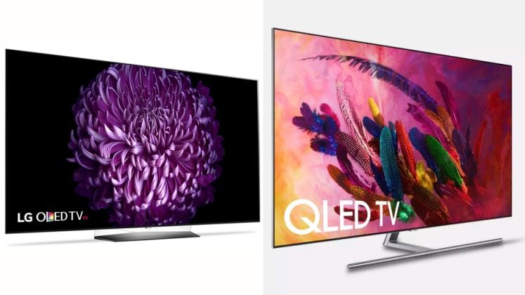 Téléviseurs OLED et QLED LG.