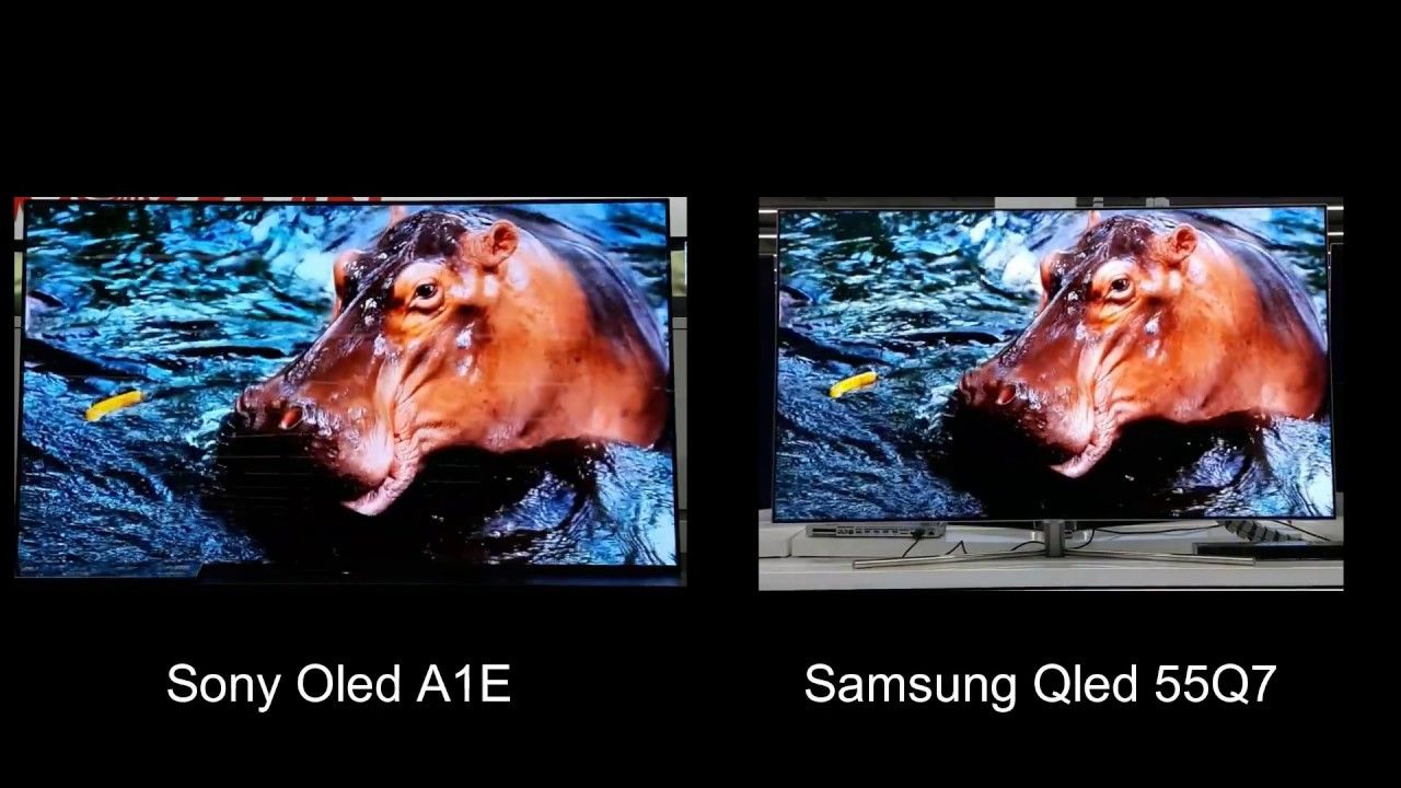 Comparaison des téléviseurs OLED et QLED.