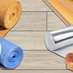 Sous-couches pour planches de parquet.