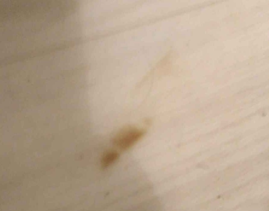 Rouille sur linoléum