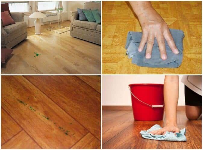 Rouille sur linoléum