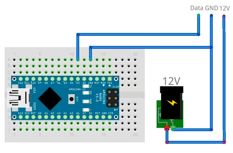 Diagramme de connexion 
