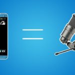 Téléphone comme microphone.